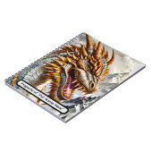 ゴールデンリアリスティック・ドラゴン ノートブック (左側)