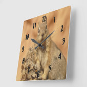 ゴールデンリス スクエア壁時計 (傾斜)