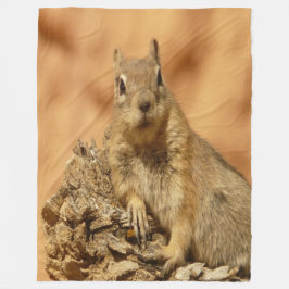 ゴールデンリス フリースブランケット