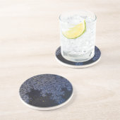 ゴールデンリップル複雑なブルーフエリービスランドストーン コースター (側面)