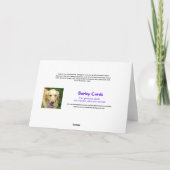 ゴールデンリトいけなリーバー後悔クリスマス カード (裏面)