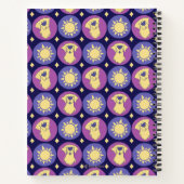 ゴールデンリトリお洒落ーバーサンカスタム ノートブック (裏面)