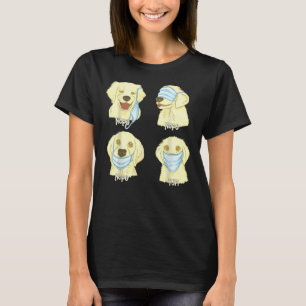 ゴールデンリトリエおもしろいバートレンディーニース Tシャツ