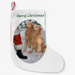 ゴールデンリトリエ信じーバークリスマス スモールクリスマスストッキング