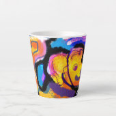 ゴールデンリトリバーカラフル カフェラテマグ (正面)