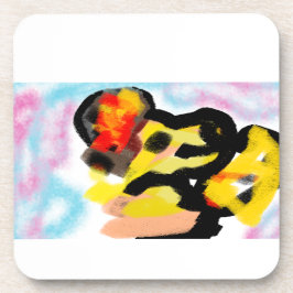 ゴールデンリトリバーカラフル コースター