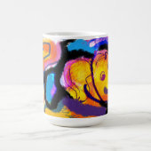 ゴールデンリトリバーカラフル コーヒーマグカップ (中央)