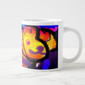 ゴールデンリトリバーカラフル ジャンボコーヒーマグカップ (右)