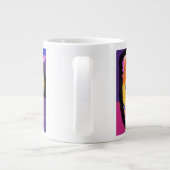 ゴールデンリトリバーカラフル ジャンボコーヒーマグカップ (裏面)