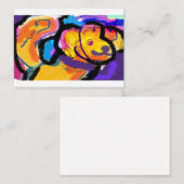 ゴールデンリトリバーカラフル ノートカード (正面/裏面)