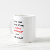 ゴールデンリトリバー素晴らしパパ コーヒーマグカップ (正面左)