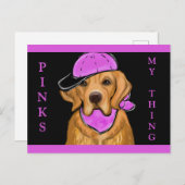 ゴールデンリトリバー葉書 ポストカード (正面/裏面)