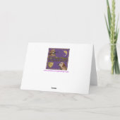 ゴールデンリトリバー7月4日飛んでいるフラグ カード (裏面)