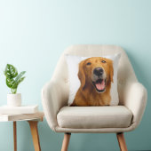 ゴールデンリトリーバースマイル クッション (椅子)