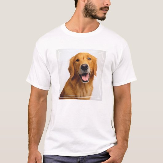 ゴールデンリトリーバースマイル Tシャツ (正面)