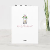 ゴールデンリトリーバーホリデーグリーティングカード シーズンカード (裏面)