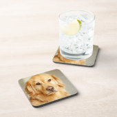 ゴールデンリトリーバーポートレート コースター (右側)