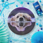 ゴールデンリトリーバー紙プレート ペーパープレート (パーティー)