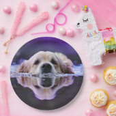 ゴールデンリトリーバー紙プレート ペーパープレート (パーティー)