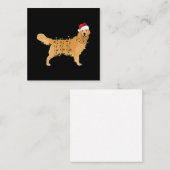 ゴールデンリトリーバー ノートカード (正面/裏面)