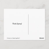 ゴールデンリトリーブグラウンドホッグの日 ポストカード (裏面)