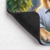 ゴールデンリト企業のリーバーの実業家 マウスパッド (コーナー)