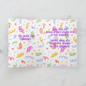 ゴールデンリト祝リーバーハッピーバースデー カード (内部)