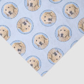 ゴールデンリト絵を描リーバーのかわいいオリジナルドッグアート 薄葉紙 (詳細)