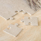 ゴールデンリト絵画リーバーの可愛いオリジナルドッグアート ジグソーパズル (側面)