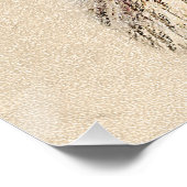 ゴールデンリト絵画リーバーの可愛いオリジナルドッグアート ポスター (コーナー)