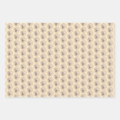 ゴールデンリト絵画リーバーの可愛いオリジナルドッグアート ラッピングペーパーシート (正面)