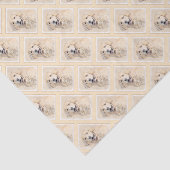 ゴールデンリト絵画リーバーの可愛いオリジナルドッグアート 薄葉紙 (詳細)