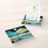 ゴールデンリバー ガラスコースター (アングル)