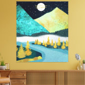ゴールデンリバー キャンバスプリント (インサイチュ (リビング))