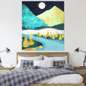 ゴールデンリバー キャンバスプリント (インサイチュ (寝室))