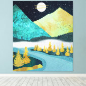 ゴールデンリバー キャンバスプリント (インサイチュ (ウッドフロア))