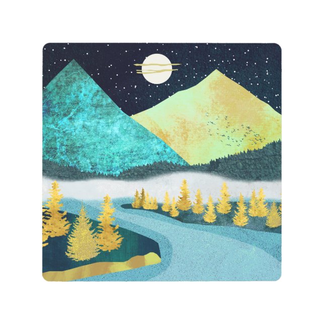 ゴールデンリバー メタルプリント (正面)