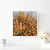 ゴールデンリフレクションズスクエアウォールクロック スクエア壁時計 (ホーム)