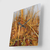 ゴールデンリフレクションズスクエアウォールクロック スクエア壁時計 (傾斜)