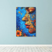 ゴールデンリベリーブウォールデコール キャンバスプリント (インサイチュ (ウッドフロア))