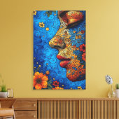 ゴールデンリベリーブウォールデコール キャンバスプリント (インサイチュ (リビング))