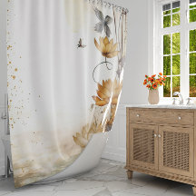 ゴールデンリリーのセレニティ：水彩ブラウンリリー