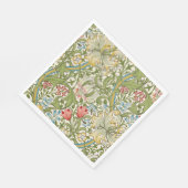 ゴールデンリリーウィリアムモリスフローラ スタンダードランチョンナプキン (角)