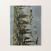 ゴールデンリリーパッド ジグソーパズル (縦)