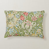 ゴールデンリリーフローラウィリアム・モリス アクセントクッション (裏面)