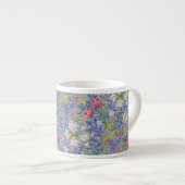 ゴールデンリリーヴィンテージフローラルパターンウィリアムモリス エスプレッソカップ (正面右)