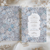 ゴールデンリリー結婚ズスイートピンククリームモリス 招待状