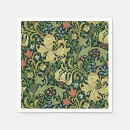 ゴールデンリリー スタンダードカクテルナプキン (正面)