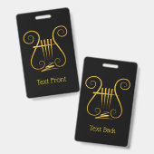 ゴールデンリレ バッジ (Front & Back)