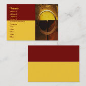 ゴールデンリングや輪名刺 名刺 (正面/裏面)